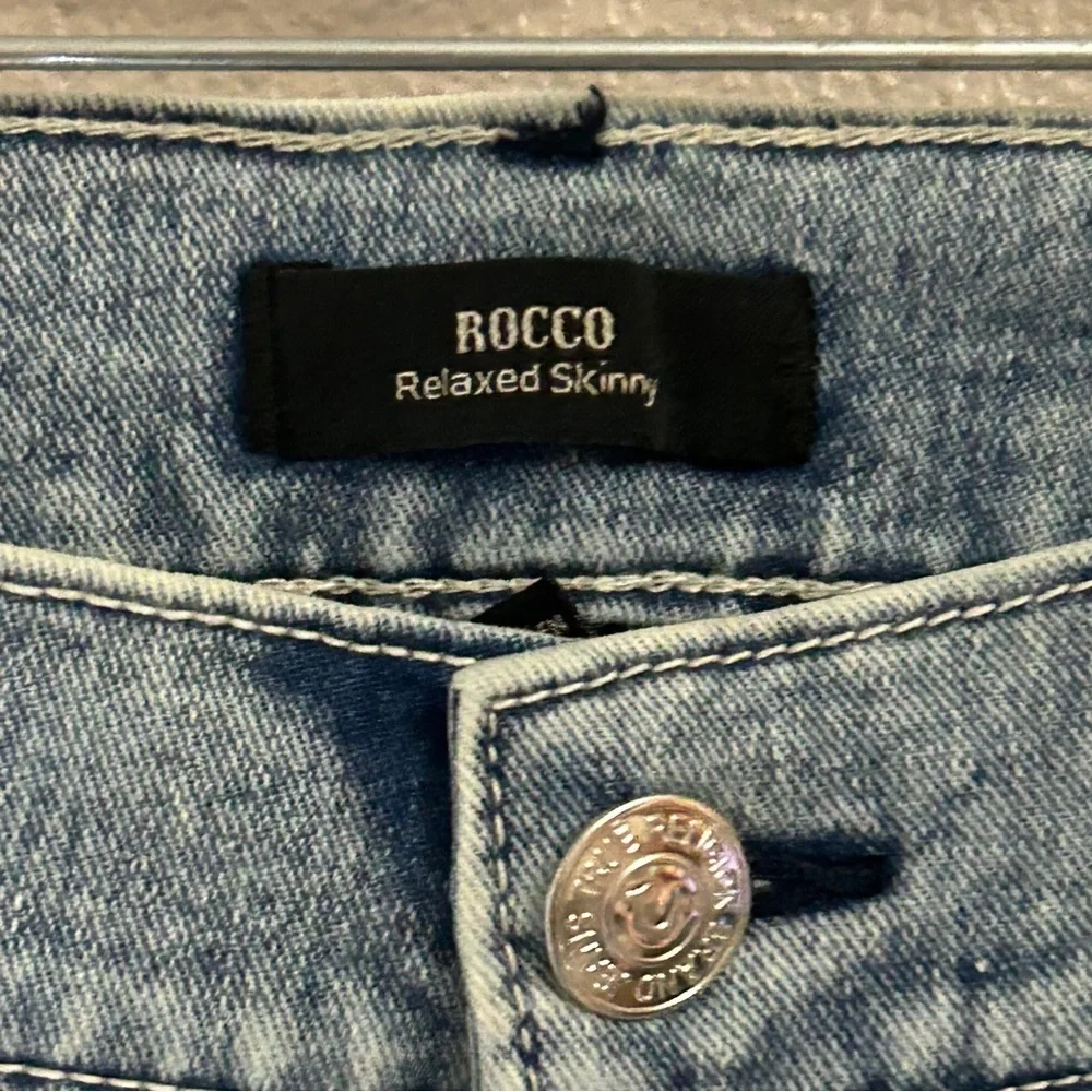 True Religion Light Blue Jean Shorts